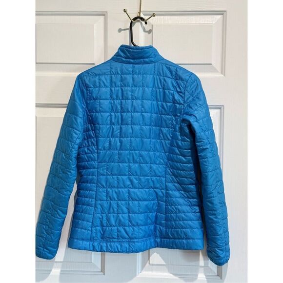 Patagonia Classic Nano Puff Quilted Bayou Blue Jacket Women's Small - Picture 13 of 15
